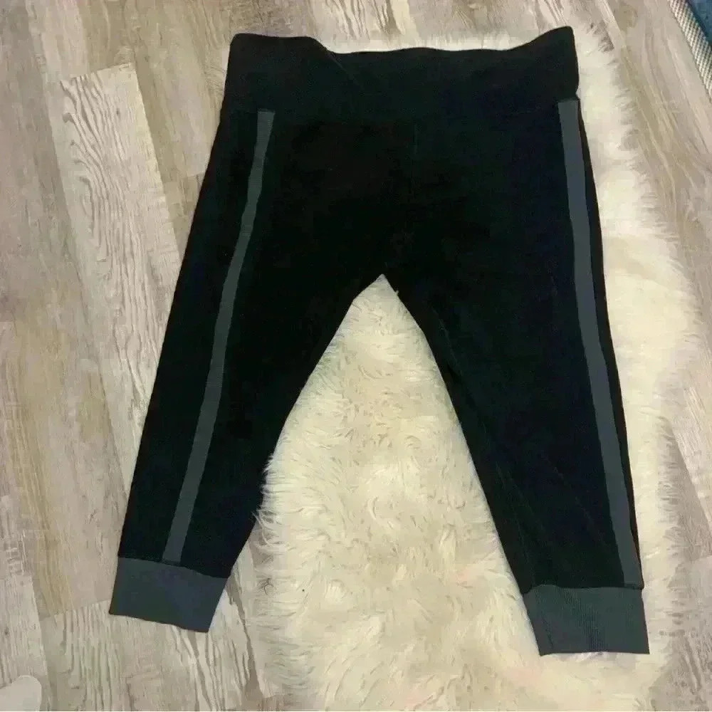 ATHLETA Elation Rib Trim 7/8 Tight Black & Anthracite Grey sz 3x leggings pants - Picture 3 of 11